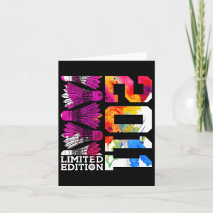 14th Birthday Badminton Limited Edition 2011 Card