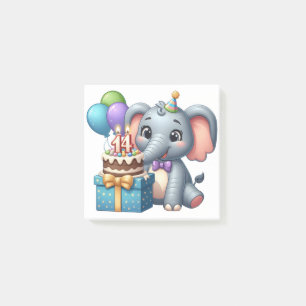 14th Birthday Elephant Post-it Notes