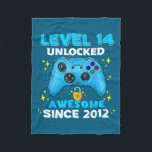 14th Birthday For Boys 14 Years Birthday Kids  Fleece Blanket<br><div class="desc">14th Birthday For Boys 14 Years Birthday Kids</div>