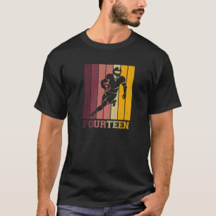 14Th Birthday For Boys Football Player 14 Years Ol T-Shirt