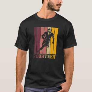 14Th Birthday For Boys Football Player 14 Years Ol T-Shirt