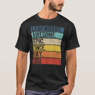 14th Birthday Legendary Awesome Epic Since May 200 T-Shirt