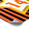 14th Birthday Star Banner Custom S04A ORANGE