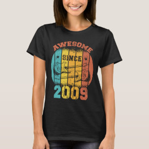 14th Birthday Vintage 2009 Retro 14 Years old Guit T-Shirt