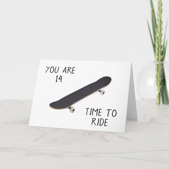 **14th** BIRTHDAY WOW A TEENAGER! Card (Front)