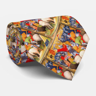 14th Century Knights in Battle Tie