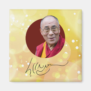 14th Dalai Lama signature Magnet