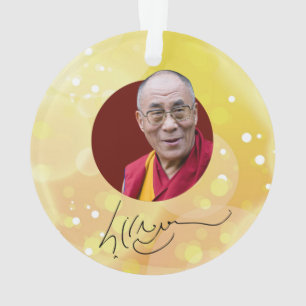 14th Dalai Lama signature Ornament