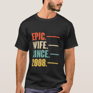 14Th Wedding Aniversary Gift For Her Epic Wife Sin T-Shirt