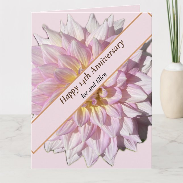 14th Wedding Anniversary, Card (Front)