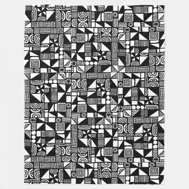 150215v2 - Black Fleece Blanket (Front)