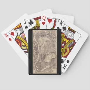 1507 Martin Waldseemuller World Map Playing Cards
