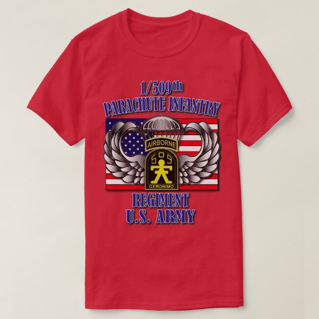 1509th Parachute Infantry Regiment T-Shirt (Design Front)