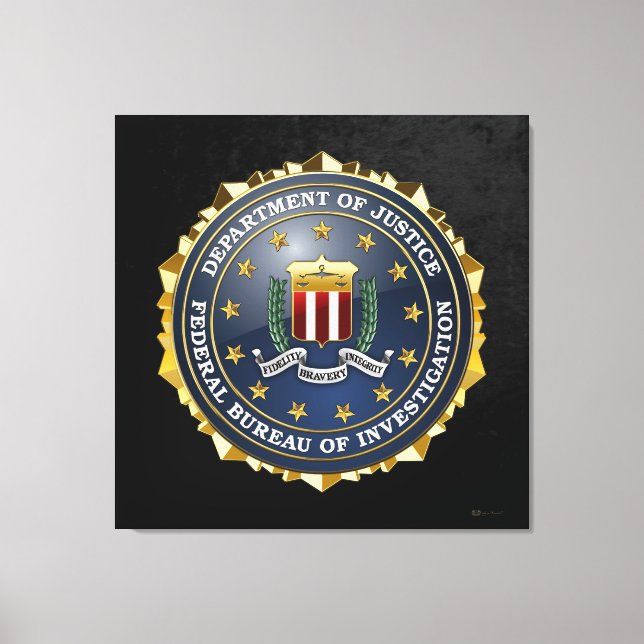 [150] FBI Special Edition Canvas Print (Front)