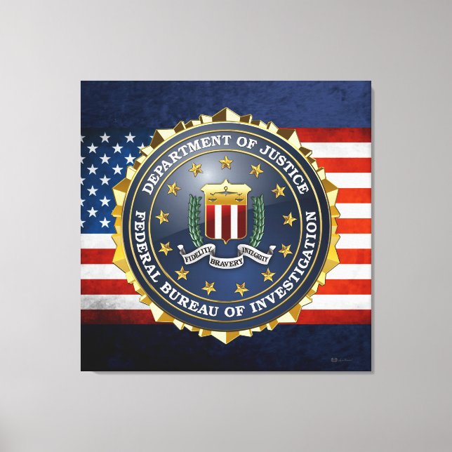 [150] FBI Special Edition Canvas Print (Front)