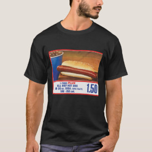 150 FOODCOURT HOT DOG SHIRT vintage