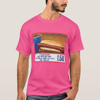 150 FOODCOURT HOT DOG SHIRT vintage