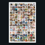 150 Photo Collage Personalized Picture Grid Poster<br><div class="desc">Turn your favorite photos into a stunning piece of wall art. This custom photo collage poster is the perfect way to tell your story, capturing a lifetime of memories in one beautiful display. With 100% personalization, you can easily upload your own photos and customize the text, fonts, and colors to...</div>