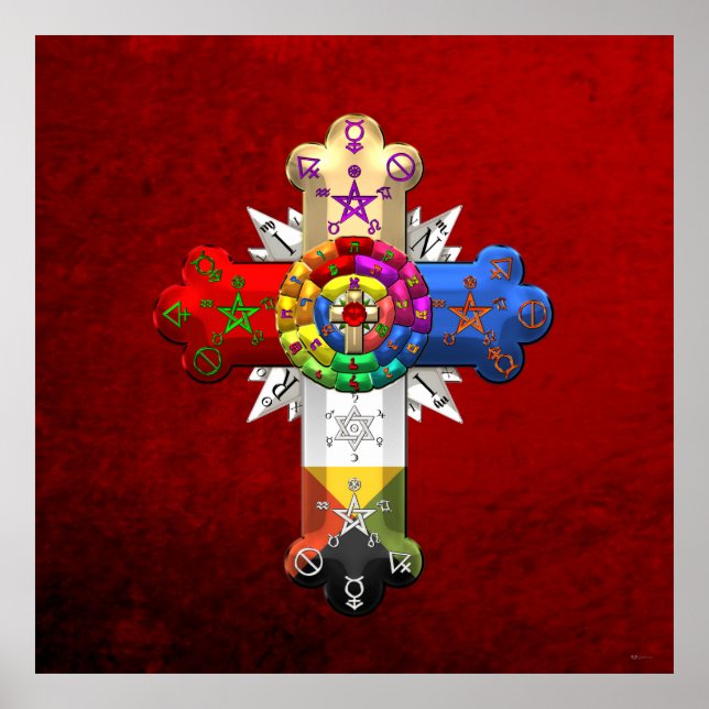 [150] Rosy Cross (Rose Croix) Poster (Front)