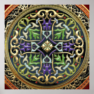 [150] Treasure Trove: Celtic Cross Poster
