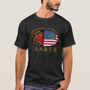 150th Anniversary of The Civil War C S A & US T-Shirt