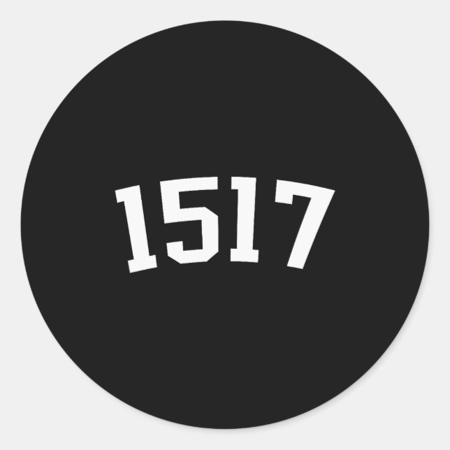 1517  CLASSIC ROUND STICKER (Front)