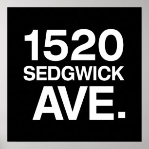 1520 SEDGWICK AVE. POSTER