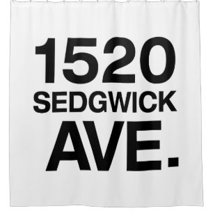1520 SEDGWICK AVE. SHOWER CURTAIN