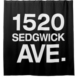 1520 SEDGWICK AVE. SHOWER CURTAIN