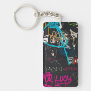 153 flat a-b key ring