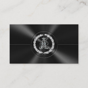 [154] AD & DA Monogram [Silver] Business Card