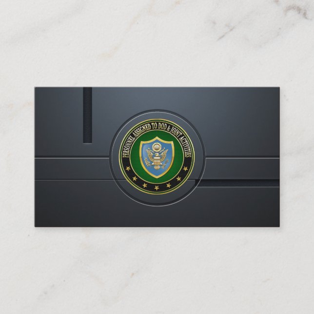[154] DOD & Joint Activities CSIB Special Edition Business Card (Front)