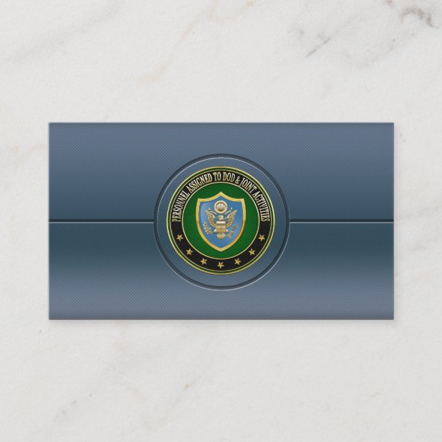 [154] DOD & Joint Activities CSIB Special Edition Business Card (Front)