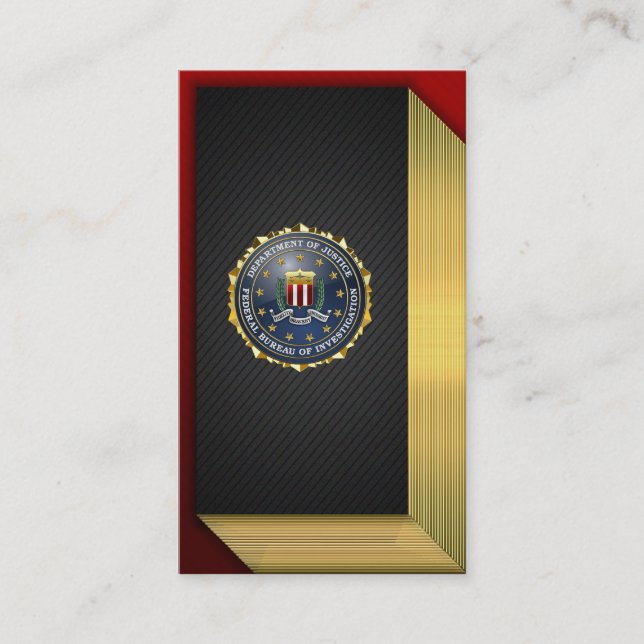 [154] FBI Special Edition Business Card (Front)
