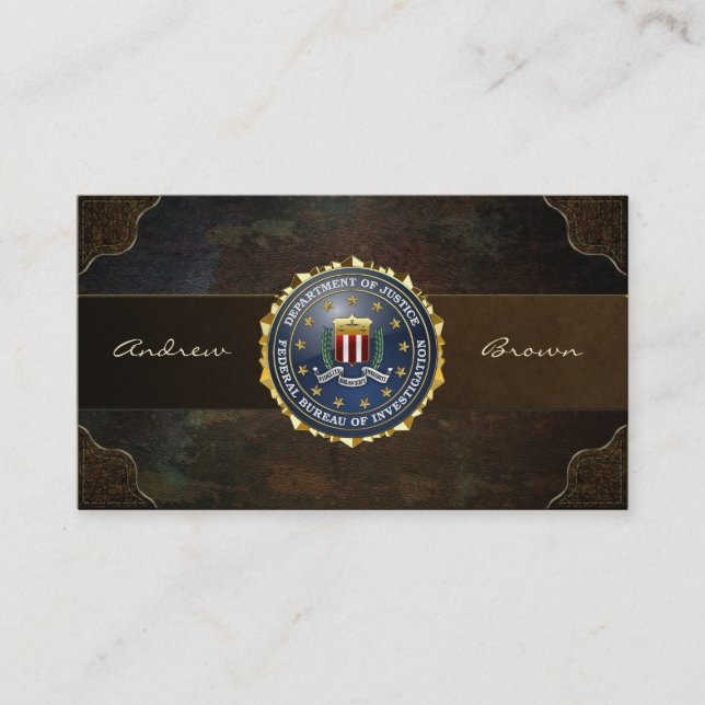 [154] FBI Special Edition Business Card (Front)