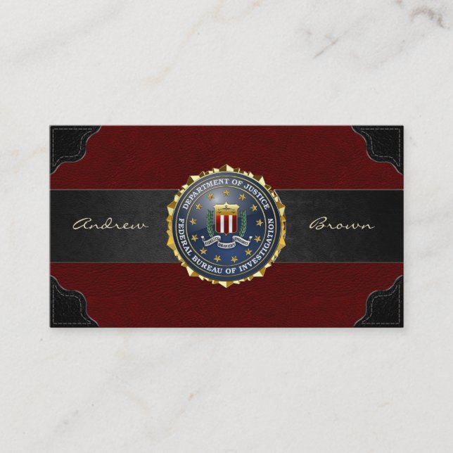 [154] FBI Special Edition Business Card (Front)