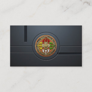 [154] Tibetan Double Dorje Mandala Business Card