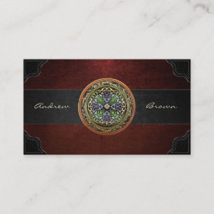 [154] Treasure Trove: Celtic Cross Business Card
