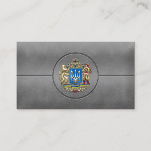 [154] Ukraine: Proposed Greater Coat of Arms Business Card