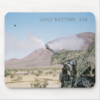 155mm Howitzer, GOLF BATTERY, 3/14 Mouse Mat