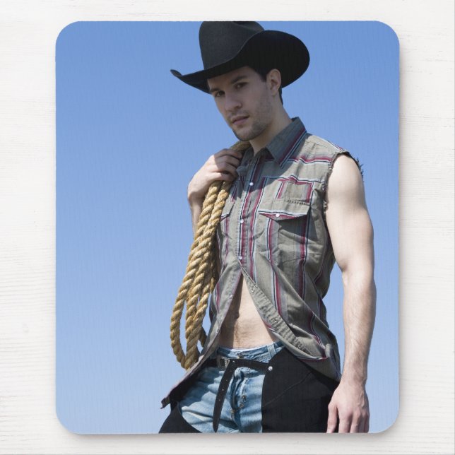 15608-RA Cowboy Mouse Mat (Front)