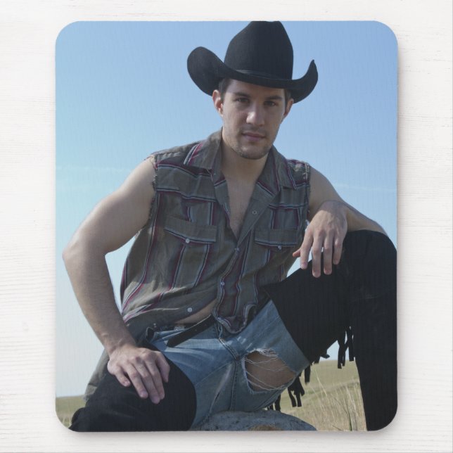 15631-RA Cowboy Mouse Mat (Front)