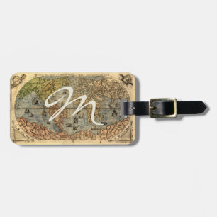 1565 Forlani AntiquevWorld Map Renaissance Luggage Tag