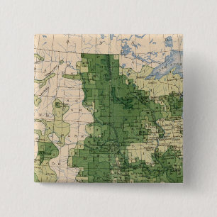 156 Wheat/sq mile 15 Cm Square Badge