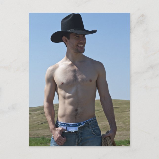 15746-RA Cowboy Postcard (Front)
