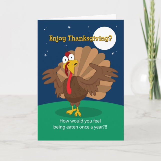 #157 Enjoy Thanksgiving Holiday Card (Front)