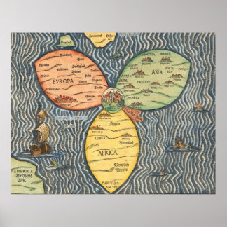 1581 - Bunting  World CloverLeaf Poster