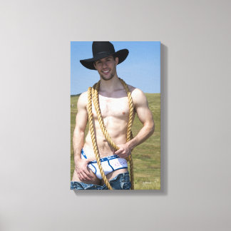 15867-RA Cowboy Canvas Print
