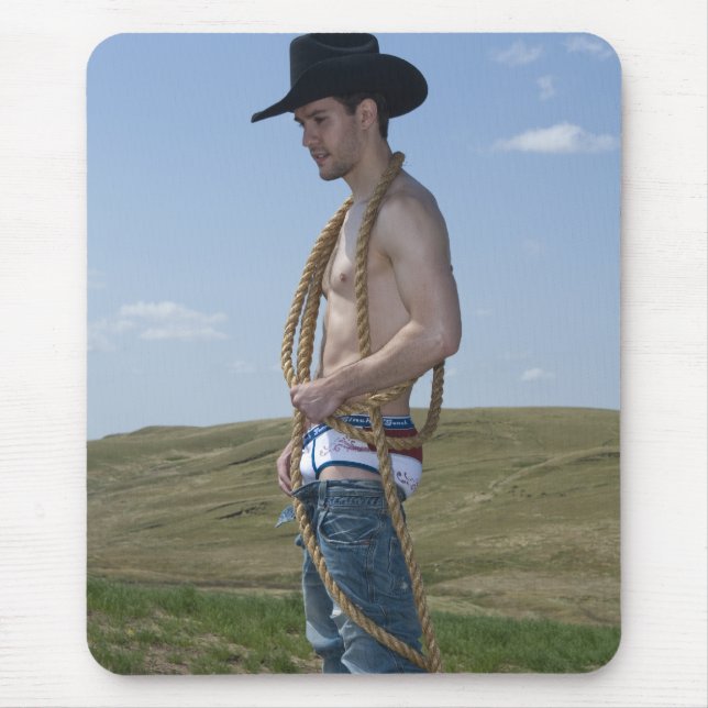 15876-RA Cowboy Mouse Mat (Front)