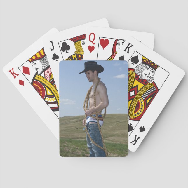 15876-RA Cowboy Playing Cards (Back)